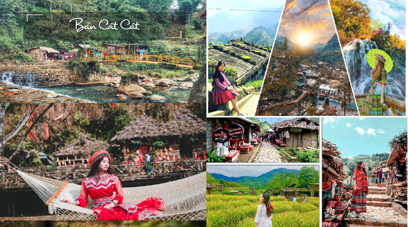 SaPa 2 Ngày 1 Đêm( Bản Cát Cát – Núi Hàm Rồng – Fansipan )